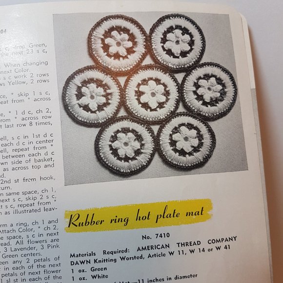 Vintage 1950s AMERICAN THREAD COMPANY Fair & Bazaar Suggestions Star Book No 74 - Picture 6 of 9